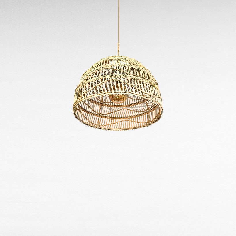NATURAL RATTAN BELL SHAPE Φ50 |H40 cm