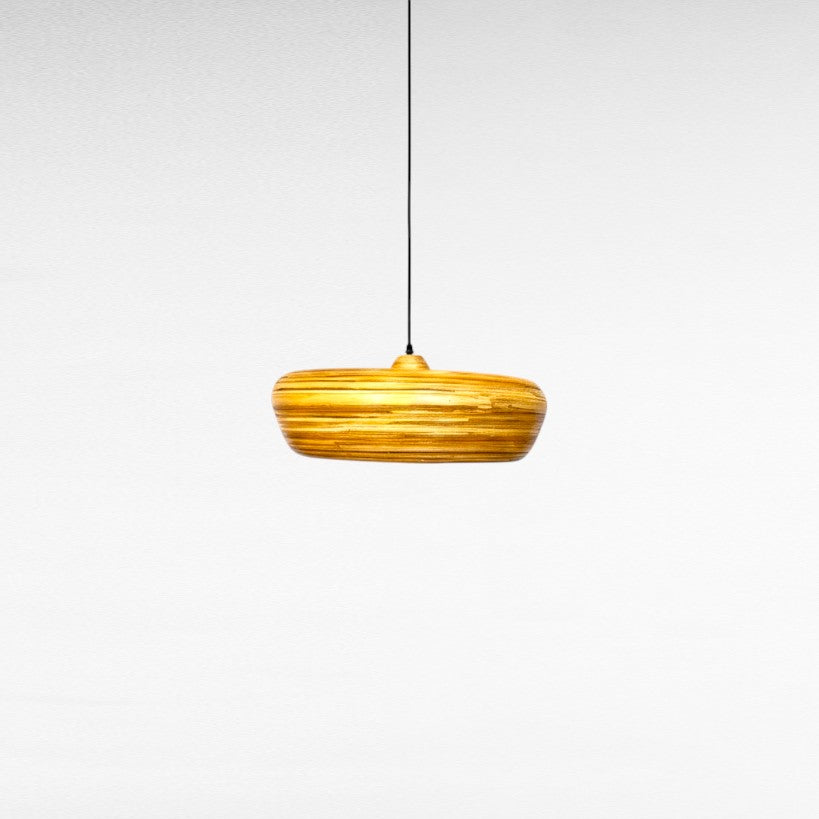 NATURAL LAYERED BAMBOO Φ40 |H20 cm