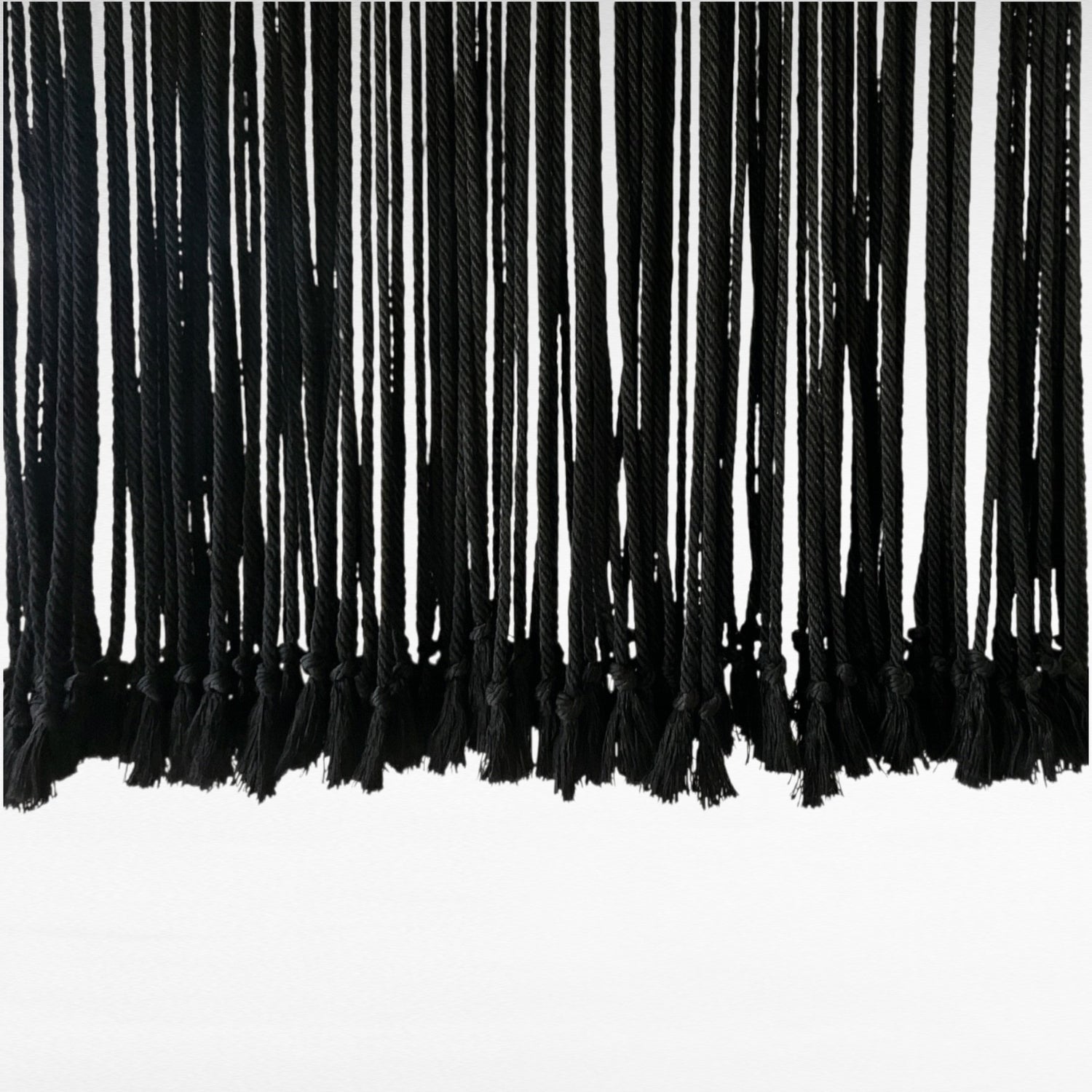 CURTAIN ROPE DESIGN TWISTED BLACK