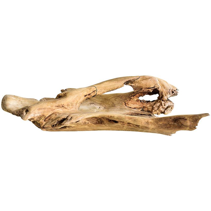 DECOR TRAY WOOD NATURAL 70x35x15cm - Chora Mykonos