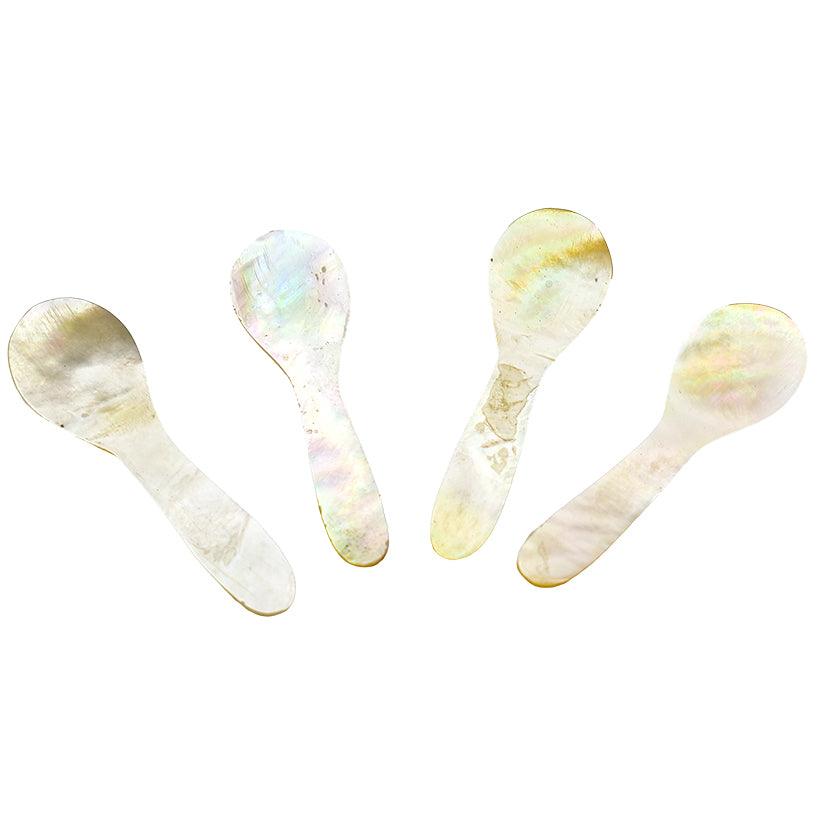 SPOON MOTHER OF PEARL SET OF 4 - Chora Mykonos