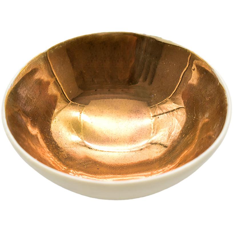 BOWL ALL SHINE GOLD PORCELAIN - Chora Mykonos