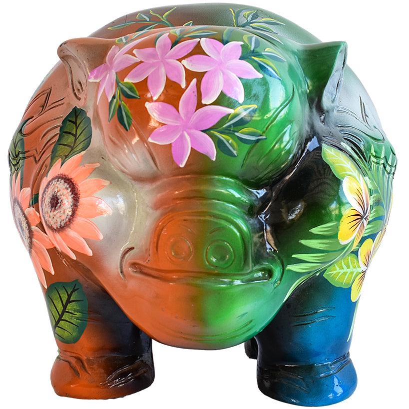 PIG FLOWER DECORATION 45x30x35cm - Chora Mykonos