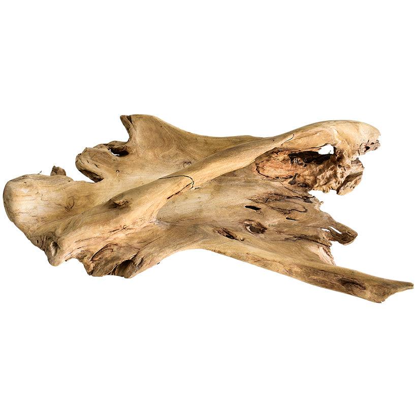 DECOR TRAY WOOD NATURAL 70x35x15cm - Chora Mykonos