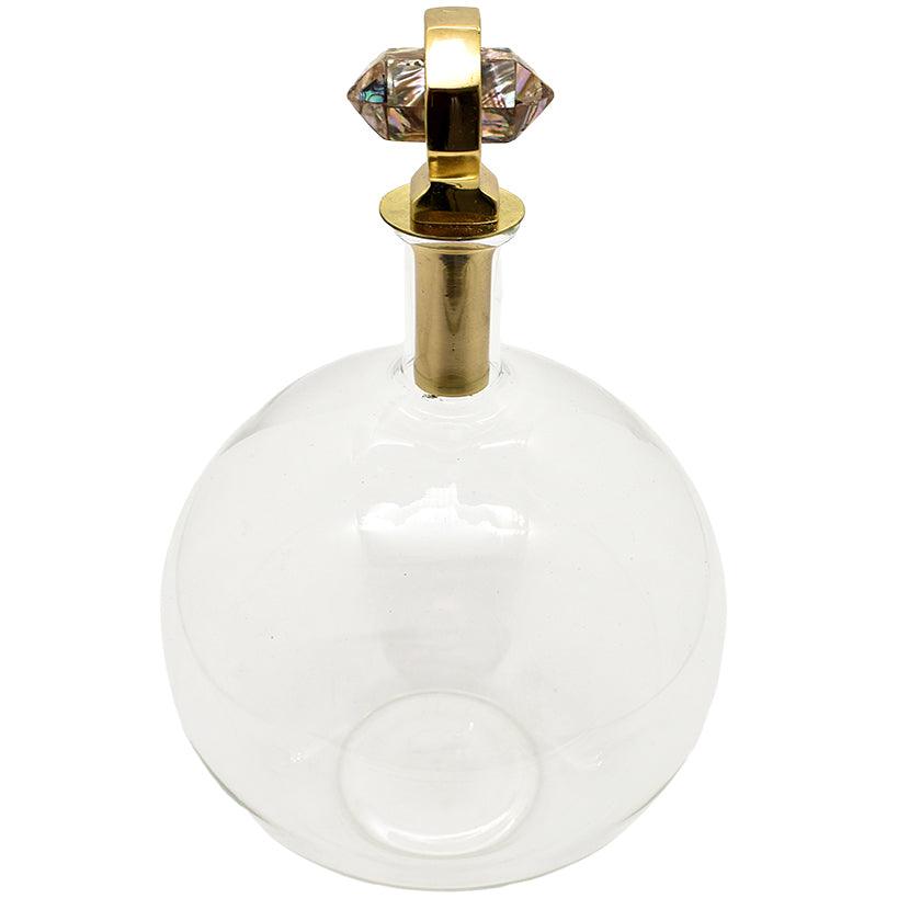 BOTTLE WITH ABALONE STOPPER - Chora Mykonos