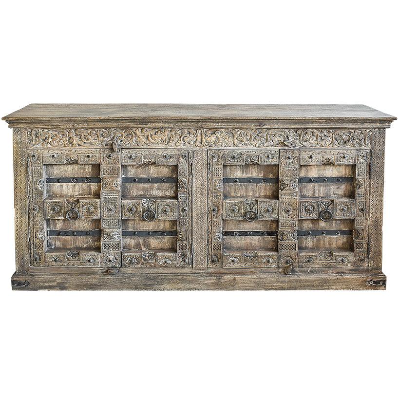 WOODEN BUFFET 209x39x100cm - Chora Mykonos