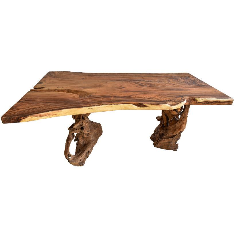 NATURAL SUAR DINING TABLE 200x140x80cm - Chora Mykonos