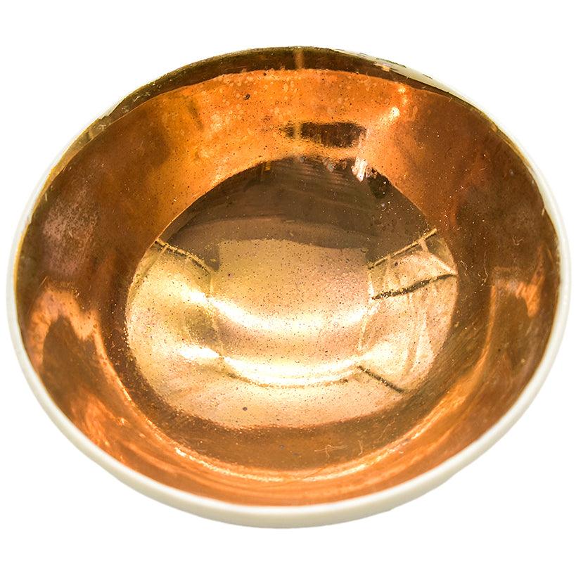 BOWL ALL SHINE GOLD PORCELAIN - Chora Mykonos