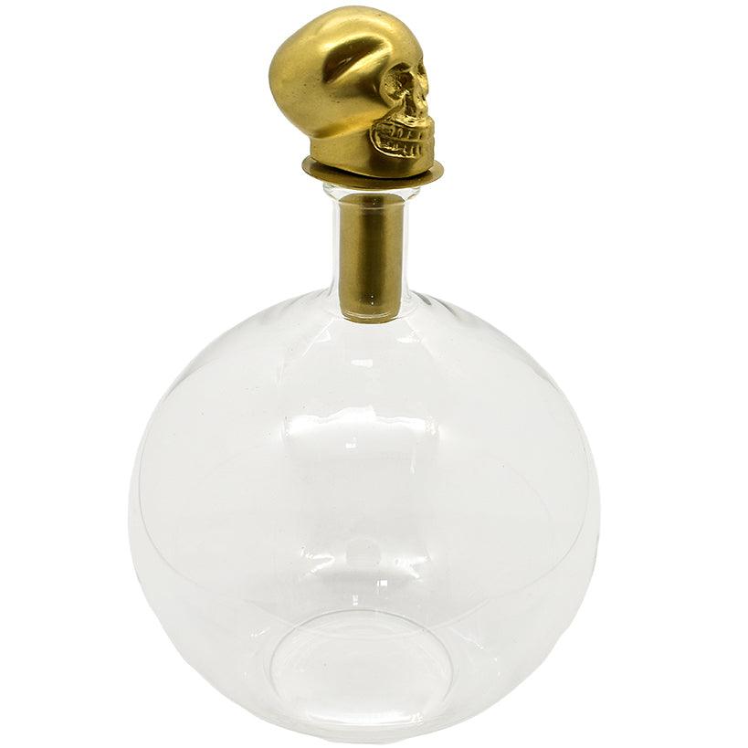 BOTTLE WITH SKULL STOPPER - Chora Mykonos