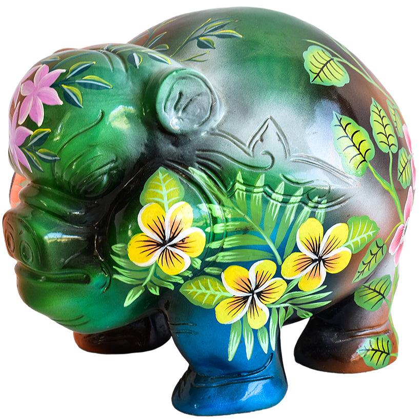 PIG FLOWER DECORATION 45x30x35cm - Chora Mykonos