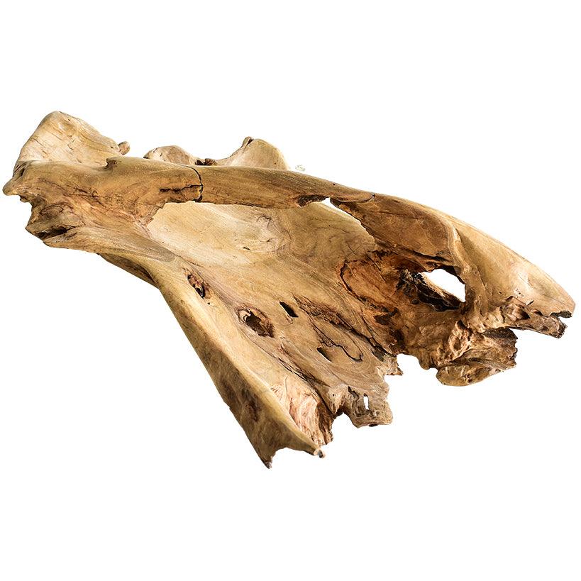 DECOR TRAY WOOD NATURAL 70x35x15cm - Chora Mykonos