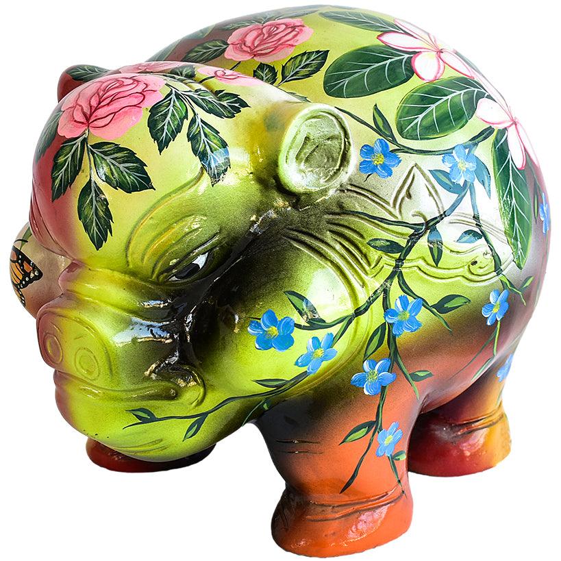 PIG FLOWER DECORATION 45x30x35cm - Chora Mykonos