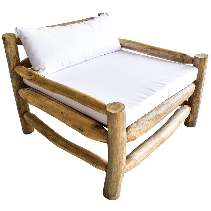 ARMCHAIR 100x100x80cm - Chora Mykonos