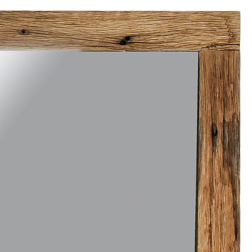 NATURAL RECYCLED TEAK WOOD MIRROR 200x100cm - Chora Mykonos