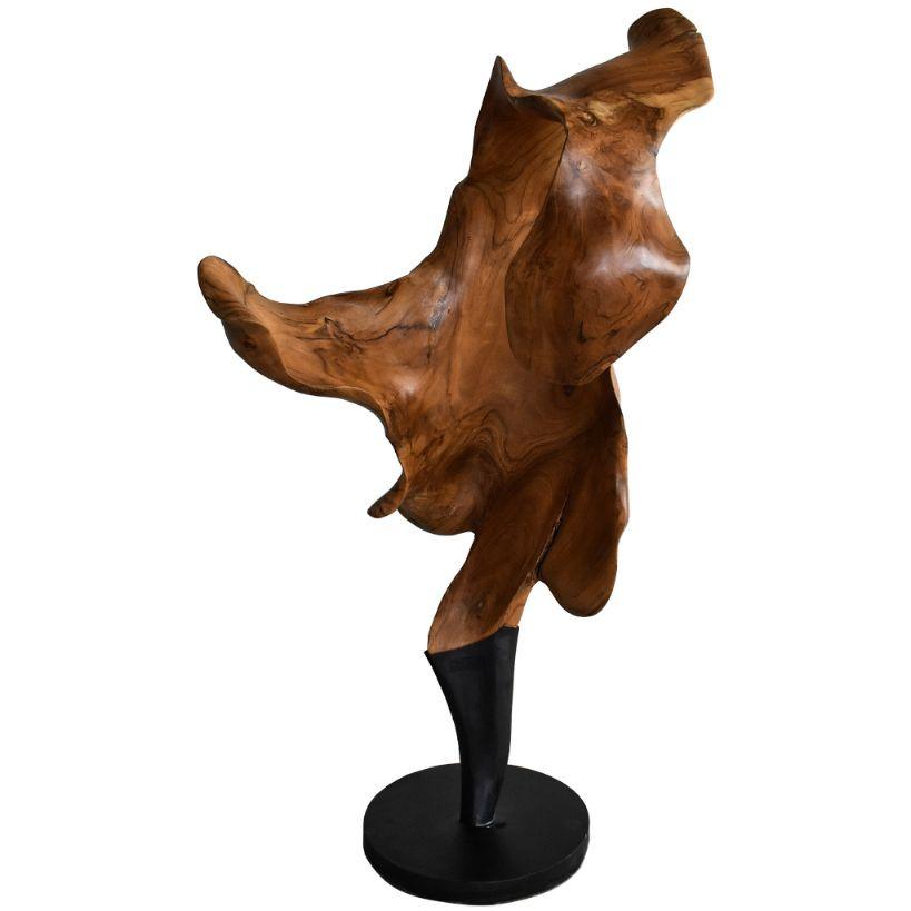 SCULPTURED WOOD NATURAL DECO - Chora Mykonos