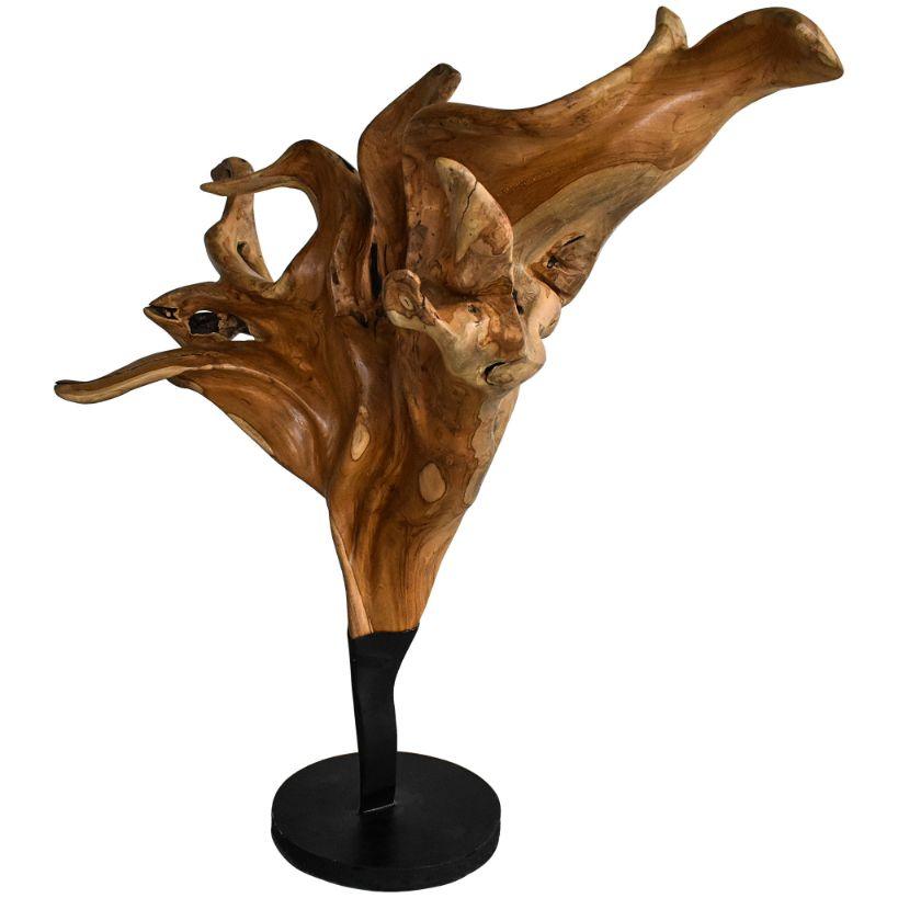 SCULPTURED WOOD NATURAL - Chora Mykonos