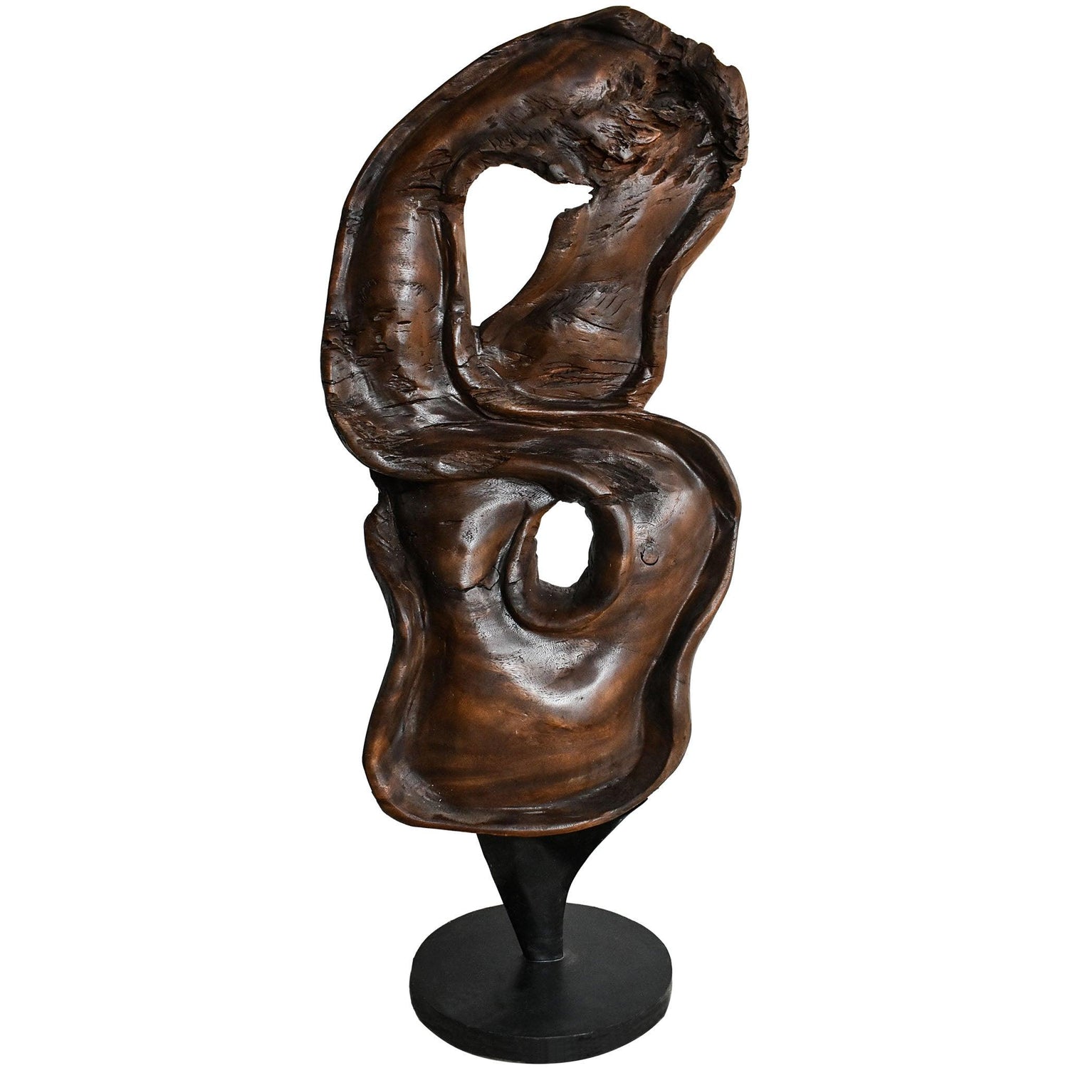 SCULPTURED WOOD BLECHED DECO - Chora Mykonos