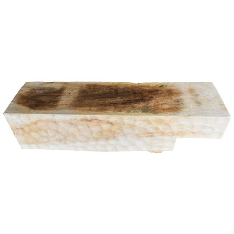 SUAR WOOD BLEACHED BENCH 150x40x46cm - Chora Mykonos