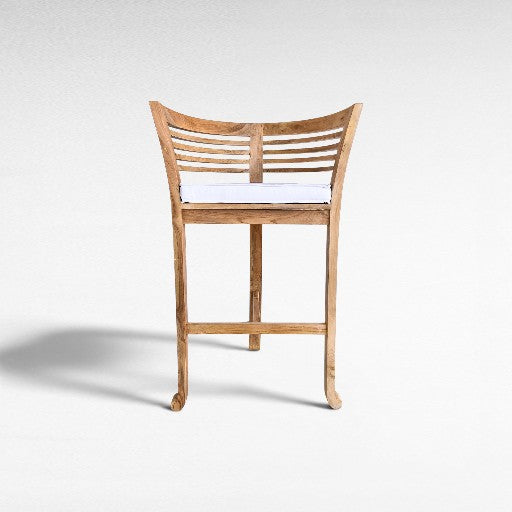 BAR STOOL TEAK WOOD W65 |D45 |H110 CM
