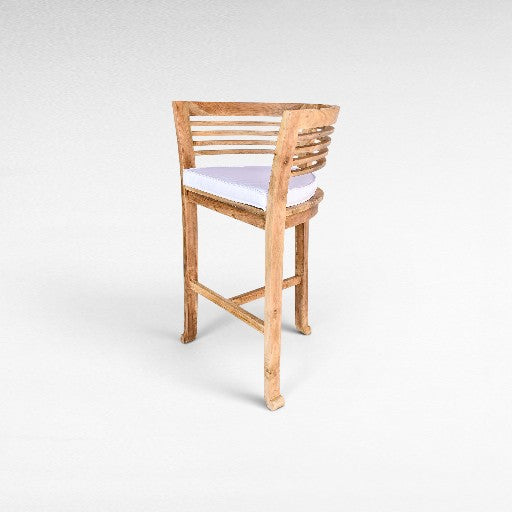 BAR STOOL TEAK WOOD W65 |D45 |H110 CM