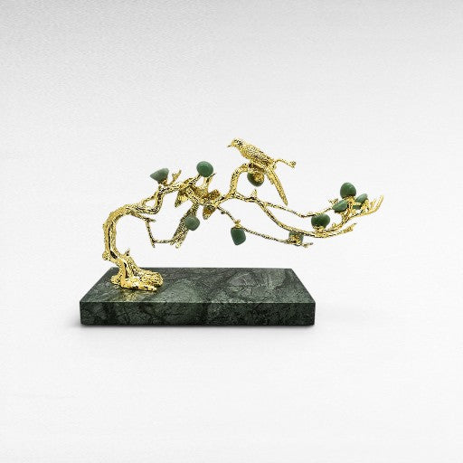 SINGING BIRD ON JADE TREE
