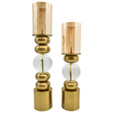 CANDLE HOLDERS SET OF 2