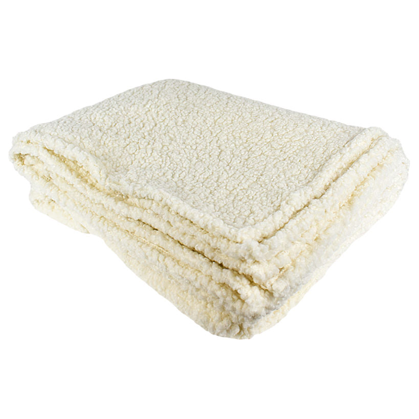 FAUX SHEEPSKIN THROW