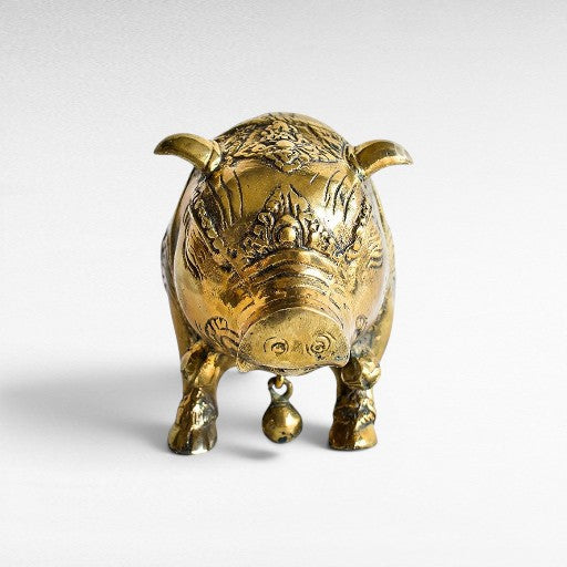 Gold Brass Piglet - Chora Barefoot Luxury Living