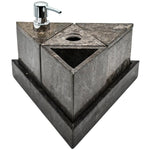 GRAY MARBLE BATHROOM (SET OF 5) 30x30x15cm