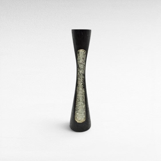 RESIN CANDLE BLACK - Chora Mykonos