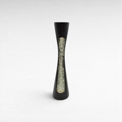 RESIN CANDLE BLACK - Chora Mykonos