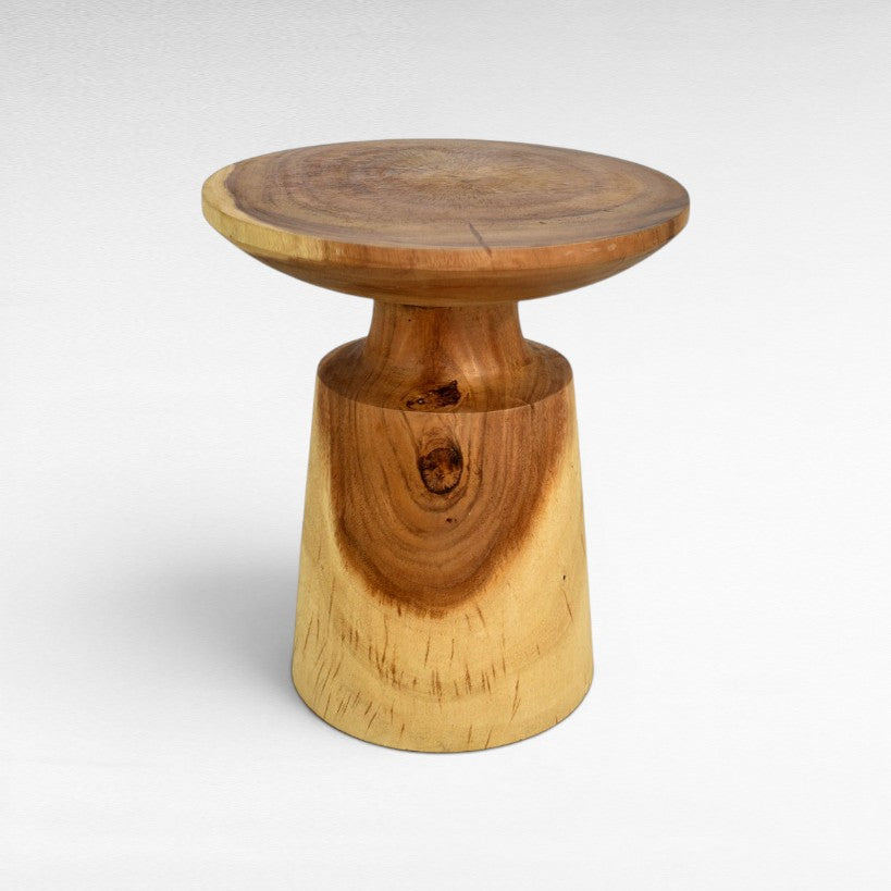 SUAR WOOD NATURAL SIDE TABLE W35 |D35 |H45 CM