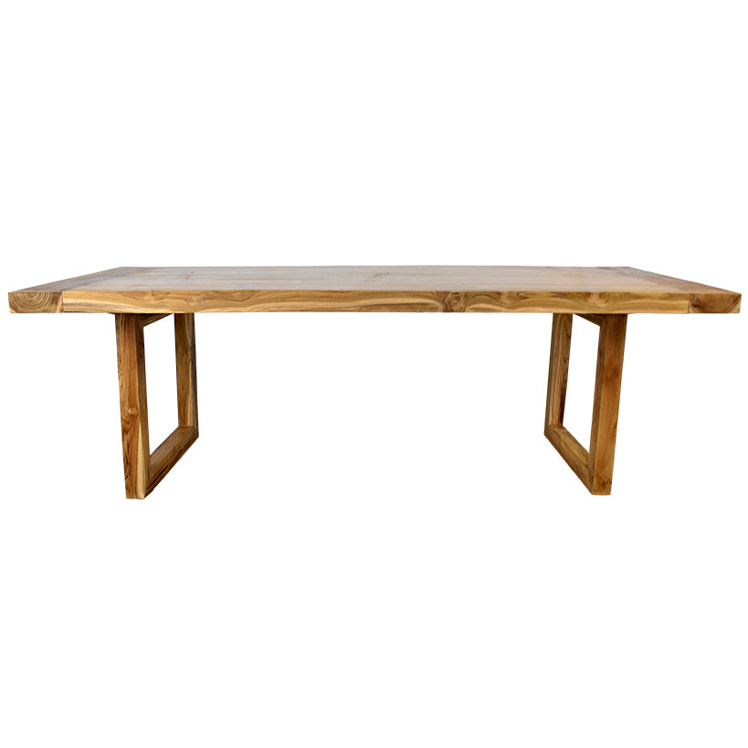 TEAK WOOD DINING TABLE 250X100