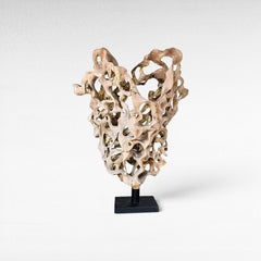 TEAK ROOT DECORATION W/ STAND - Chora Mykonos