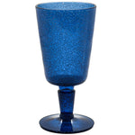 DEEP BLUE SYNTHETIC CRYSTAL WINE GLASS 8x8x16cm