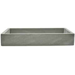 GREY TRAY 27x14x5cm - Chora Mykonos