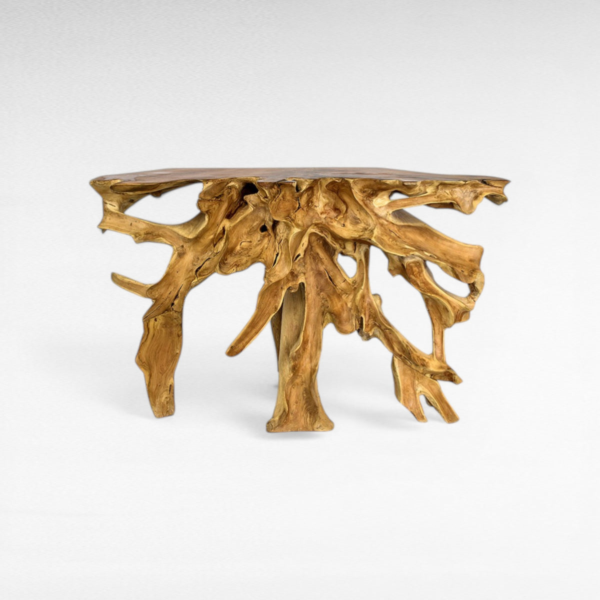TEAK WOOD CONSOLE TABLE W120 |D40 |H80 CM