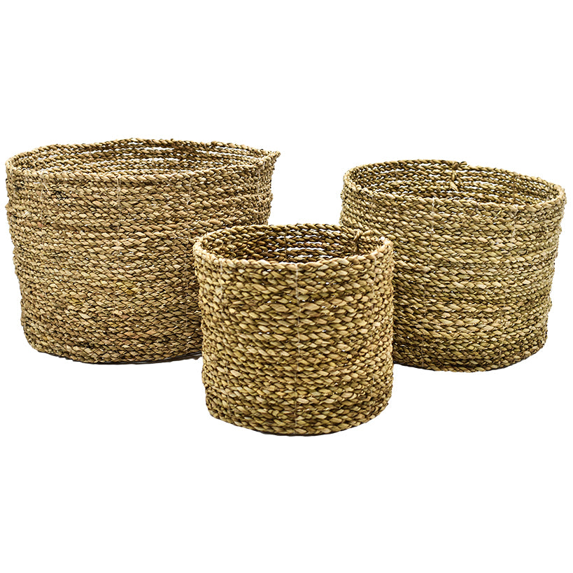 SEAGRASS SET OF 3 NATURAL COLOR