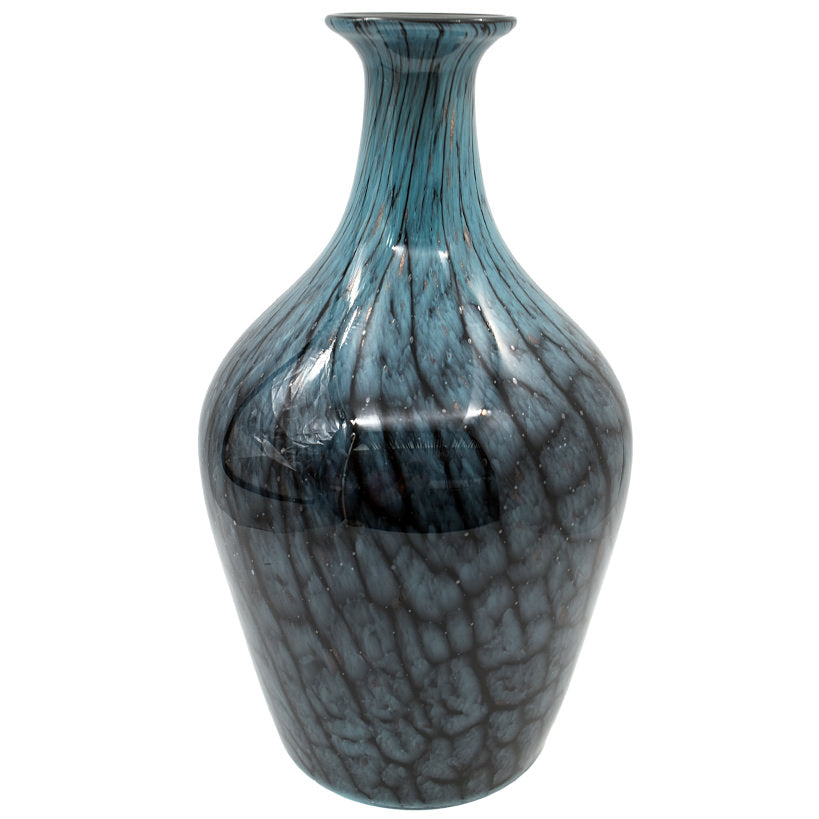 BLUE TERRACOTA PATTERN VASE