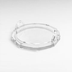ACRYLIC ROUND TRAY WITH ACRYLIC FINISH - Chora Mykonos