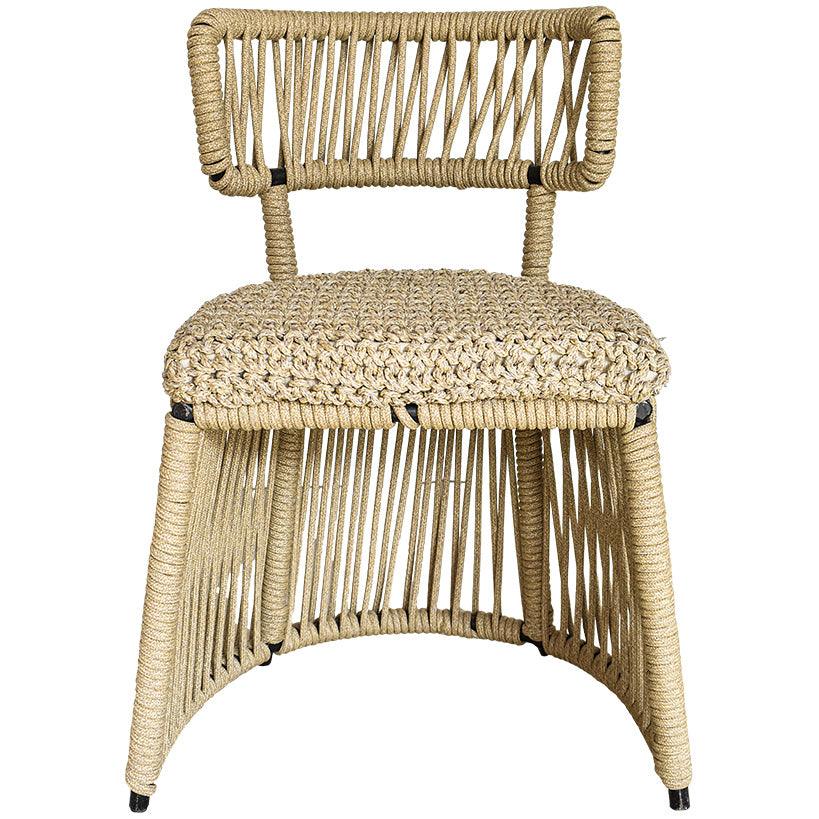 CHAIR ROPE NATURAL 50x45x85cm