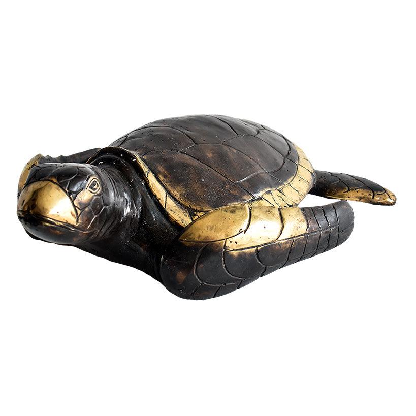 Brass Turtle Decoration - Chora Barefoot Luxury Living