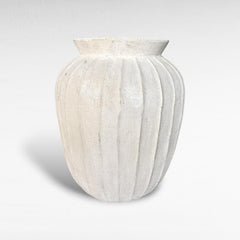 POT WITH LINE VERTICAL - Chora Mykonos