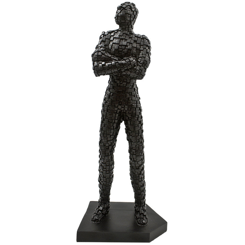 Standing Man Black – Elegant Modern Décor Piece