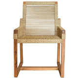 CHAIR WITH SYNTHETIC RAFFIA - Chora Mykonos