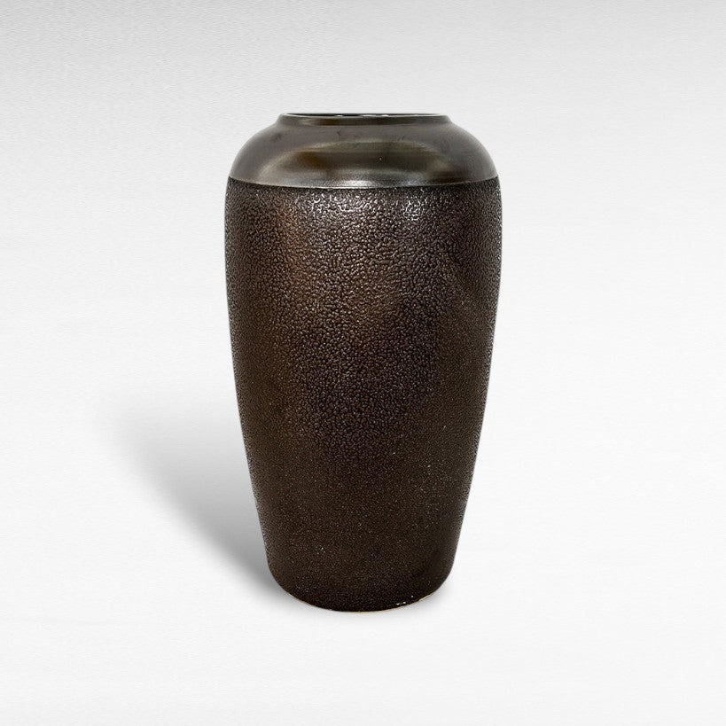 CERAMIC PLANTER WITH ENAMEL PAINTING Φ40 |Η60 CM