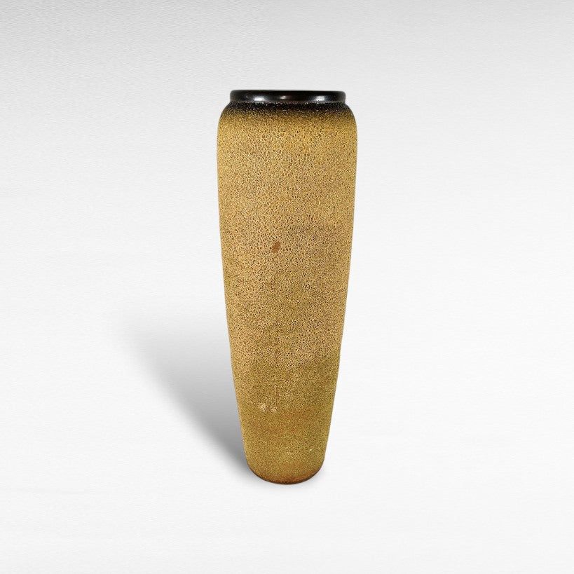 CERAMIC PLANTER WITH ENAMEL PAINTING Φ40 |Η120 CM