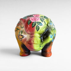 PIG FLOWER DECORATION 45x30x35cm - Chora Mykonos