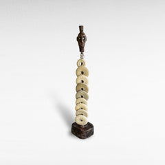 WOODEN STATUE 20x20x115cm - Chora Mykonos