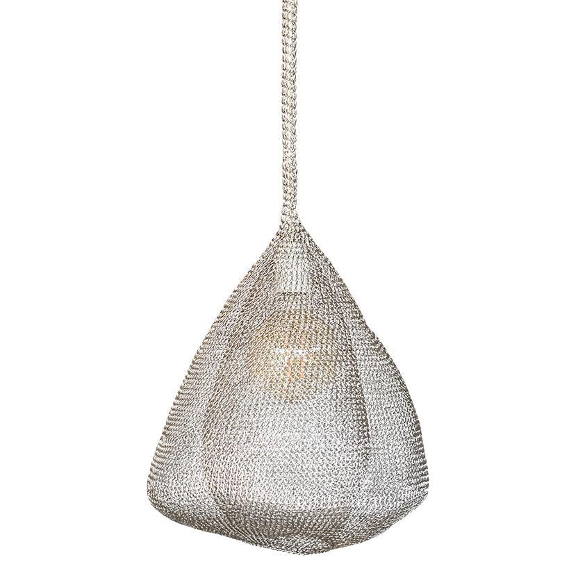 Knitted Wire Pendant Light - Chora Barefoot Luxury Living